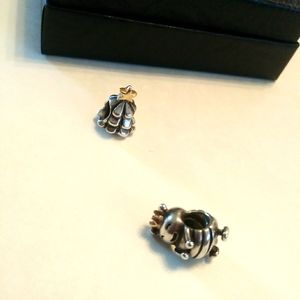 Xmas tree and Queen bee charm